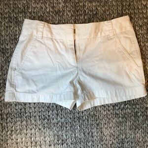 White Jcrew shorts